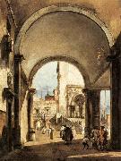 Francesco Guardi An Architectural Caprice before 1777 oil painting picture wholesale